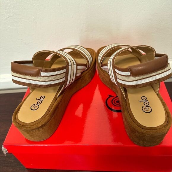 Golo elastic stripe platform sandal size 7,5 - Picture 10 of 14